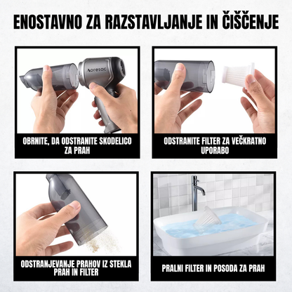 Prenosni avtomobilski sesalnik 3 v 1