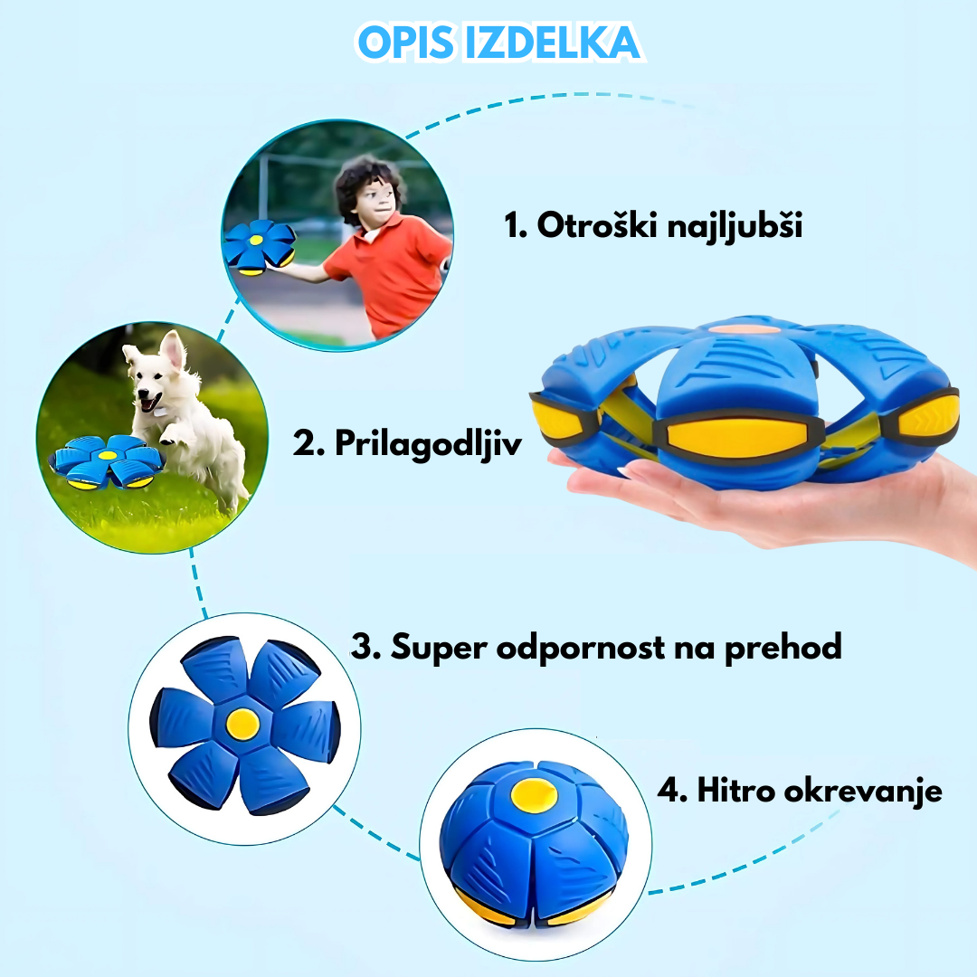 Letna frizbi žoga 2x1