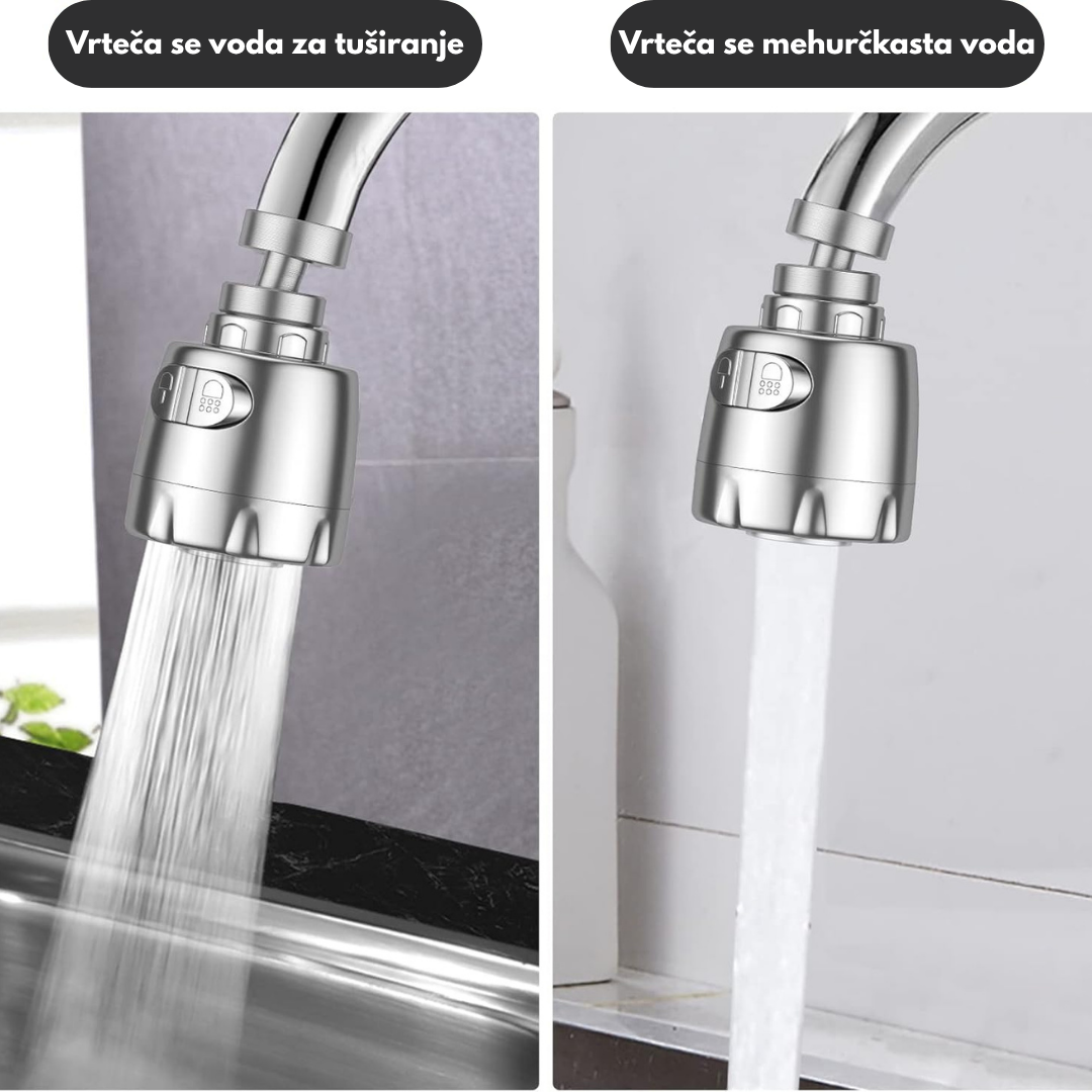 Prilagodljiva Glava Pipe z 2 Načini Delovanja - AKCIJA 2v1