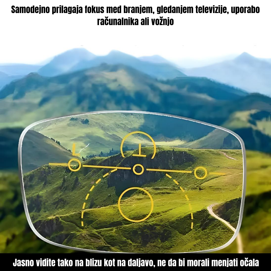 Multifokalna očala za branje OnePower