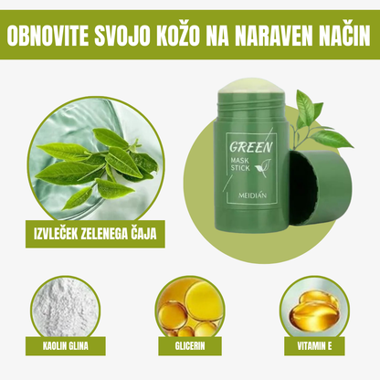 Zelena maska za obraz Ponudba 3 x 1