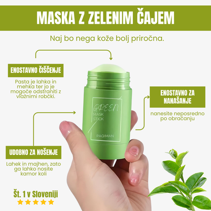 Zelena maska za obraz Ponudba 3 x 1